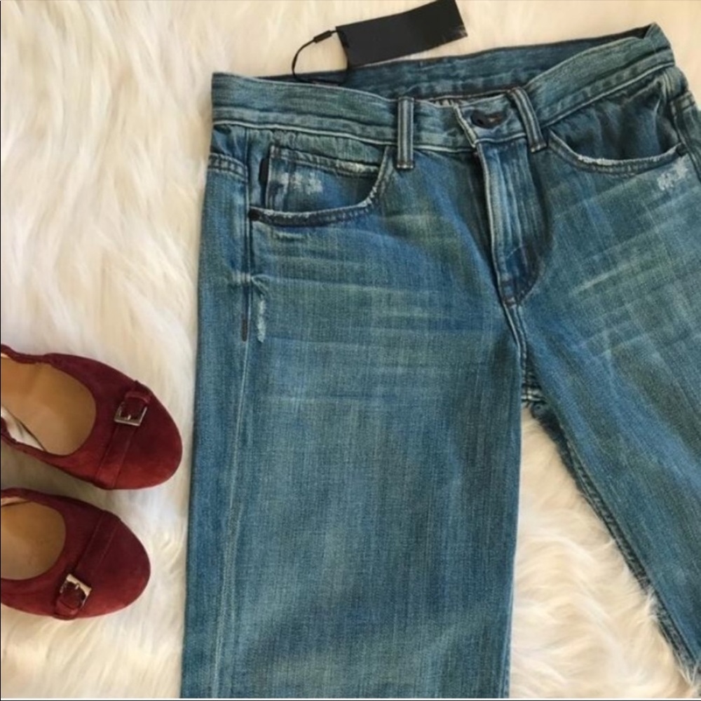 Helmet Lang straight leg jeans. - Picture 6 of 7